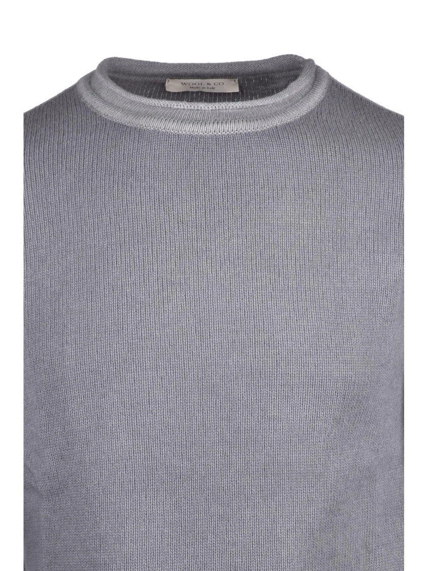 Wool & Co Merino Wool Knit Pullover With Minimalist Design