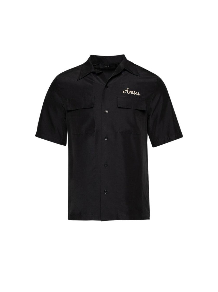 Amiri Jazz Wolf Camp Shirt Black
