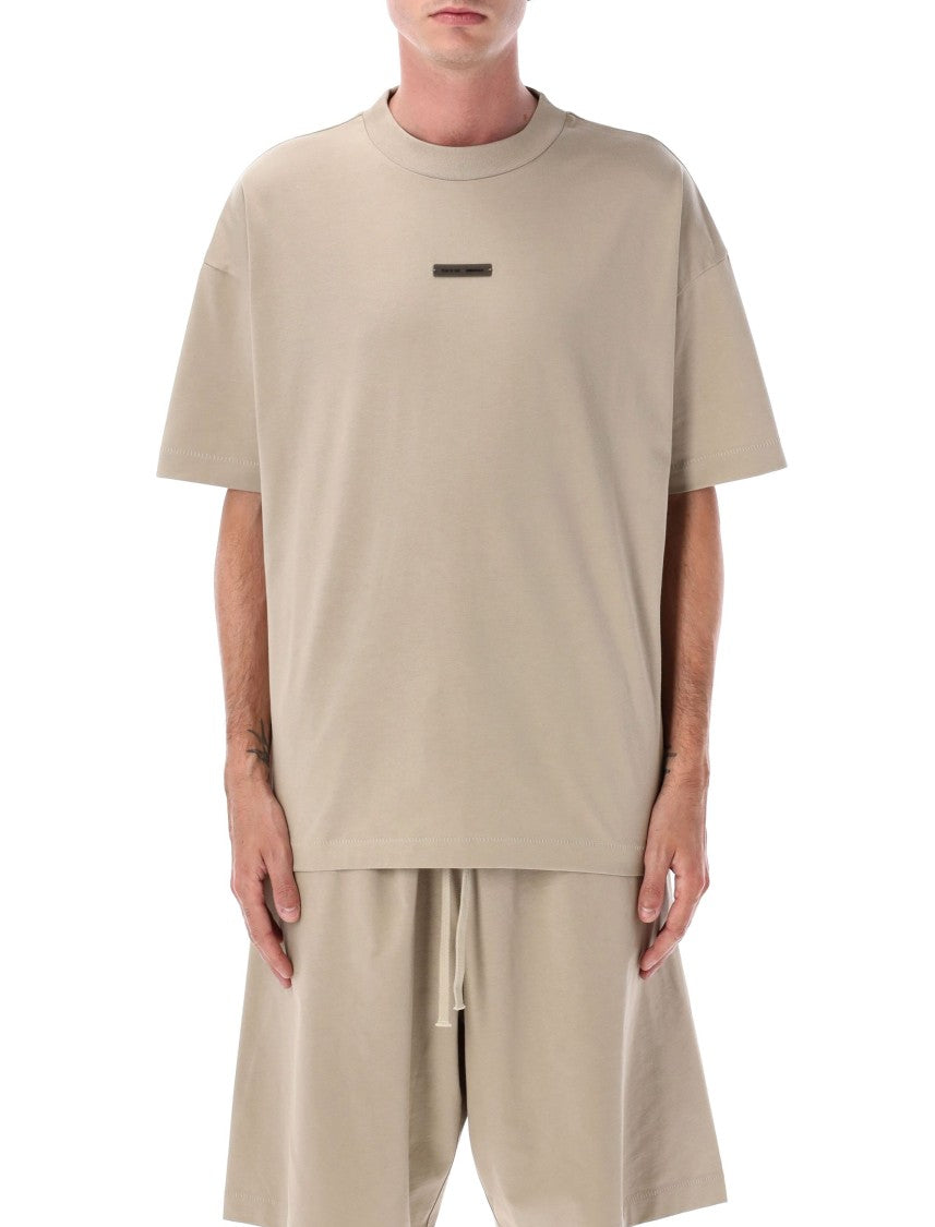 Fear Of God Relaxed Fit T-Shirt With Ribbed Neckline And Minimalist Detailing