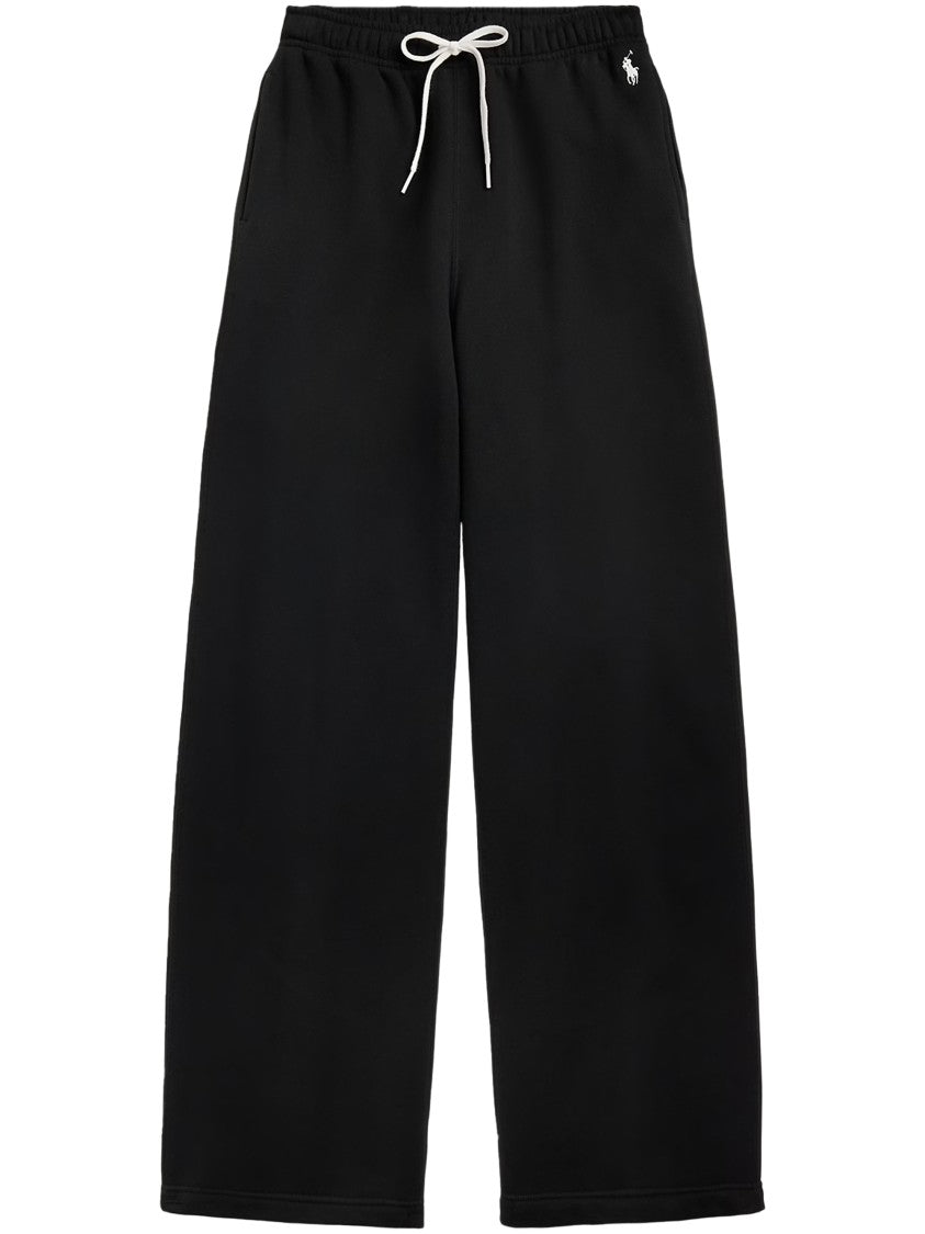 Polo Ralph Lauren Relaxed Fit Knit Open Bottom Trousers With Adjustable Waistband