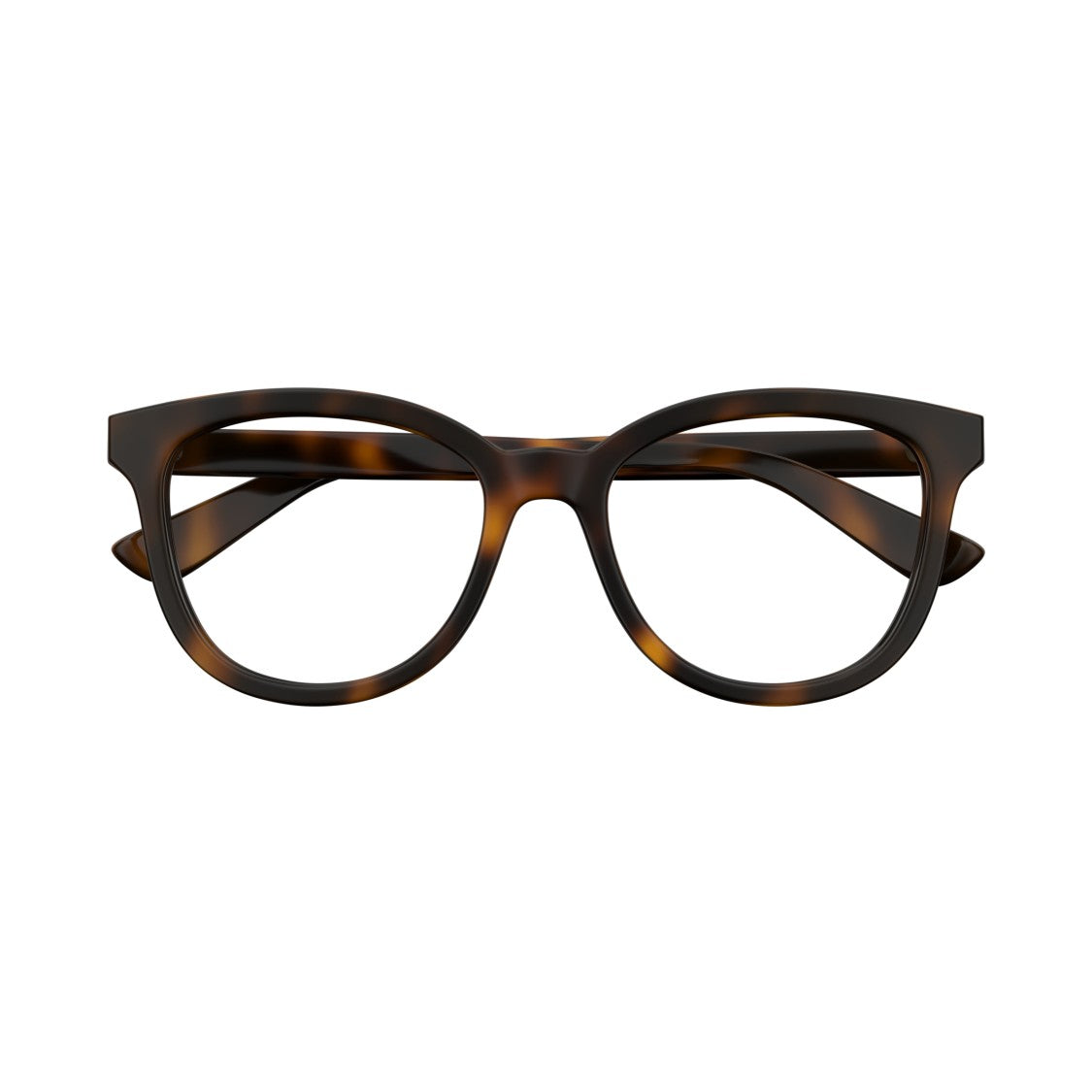 Gucci Gg1687o Bold Rounded Square Tortoiseshell Eyeglasses
