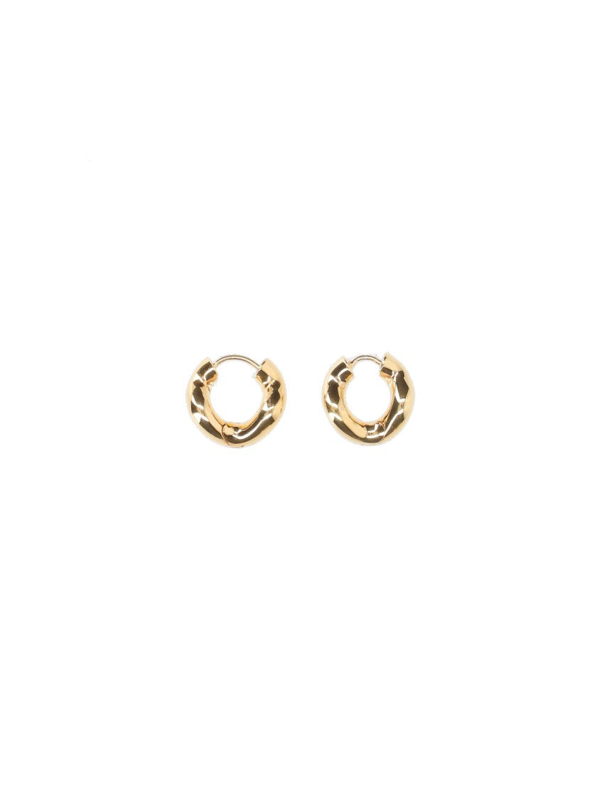 Charlotte Chesnais Chunky Hoop Earrings With Organic Shape And Polished Finish