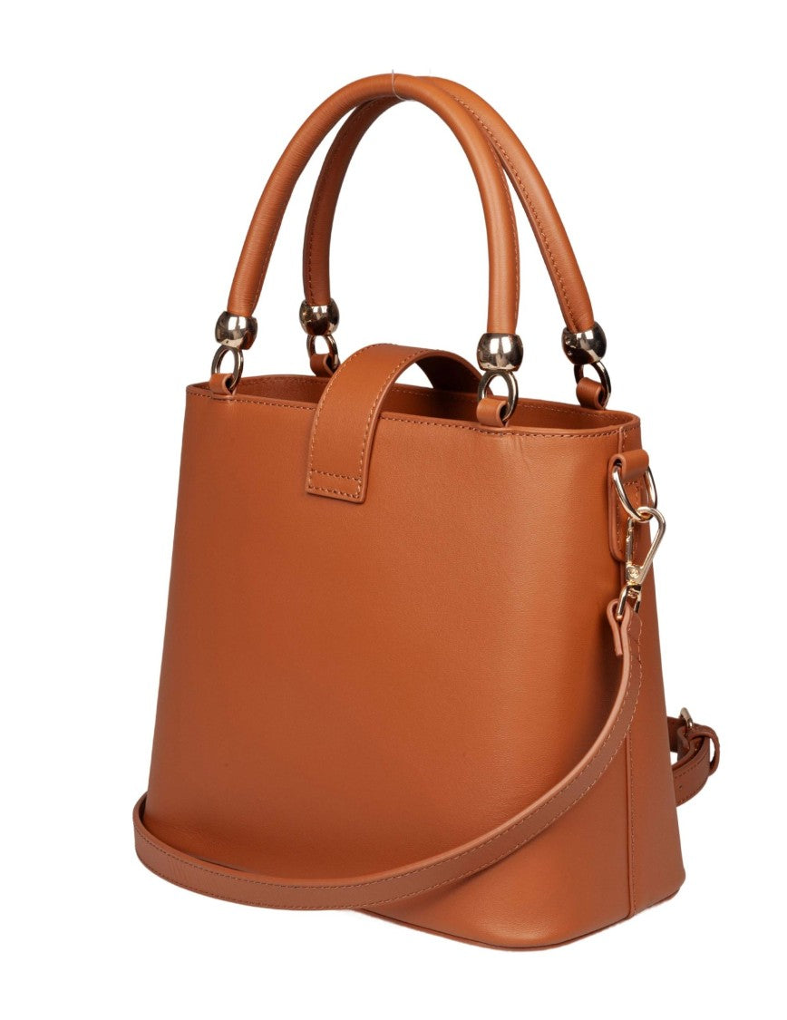 Marco Castelli Agape Camel Leather Handbag