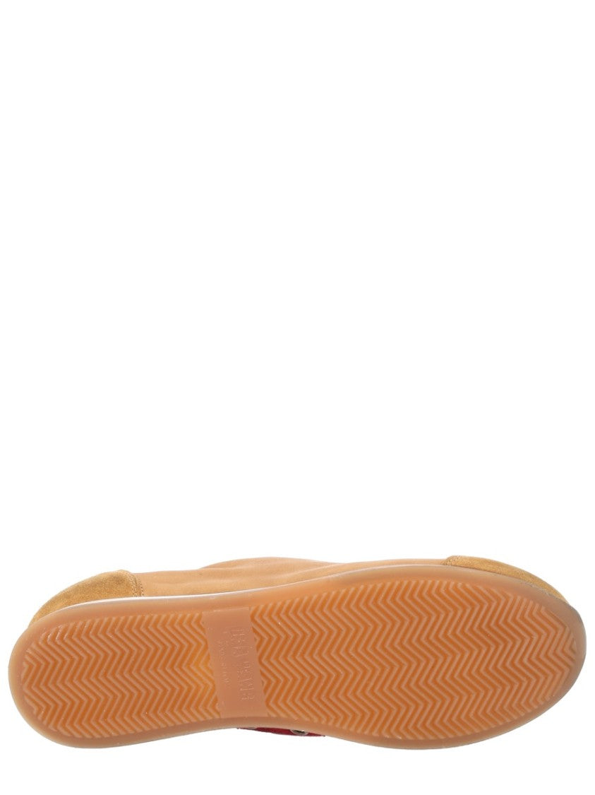 Uma Wang Tan Leather Suede Sneakers