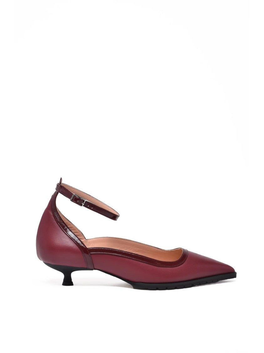 Fratelli Russo Red Leather Strappy Pumps