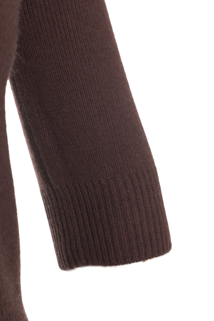 Pinko Knitted Pullover With Rhinestone Applications