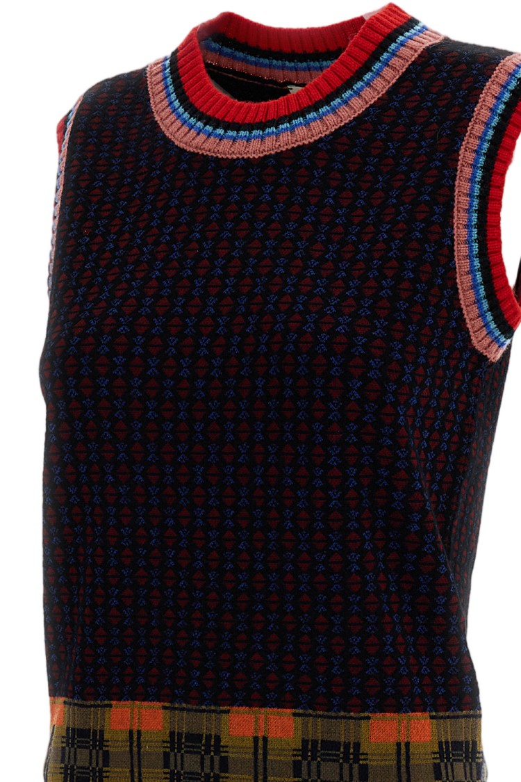 Dries Van Noten Jacquard Knit Top