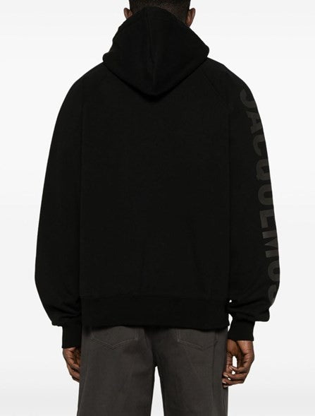Jacquemus Hooded Sweatshirt With Sleeve Logo