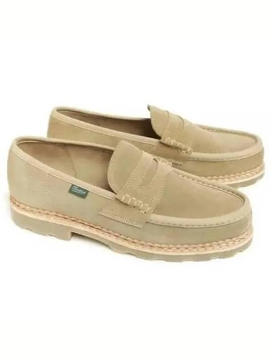 Paraboot Suede Slip-On Loafers With Moccasin Toe