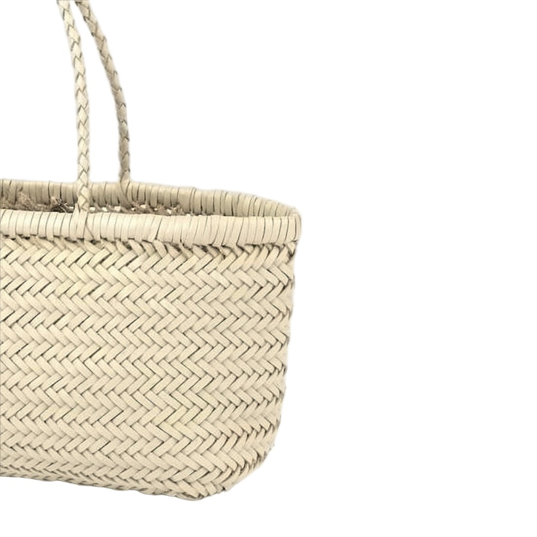 Dragon Diffusion Woven Buffalo Leather Mini Tote Bag