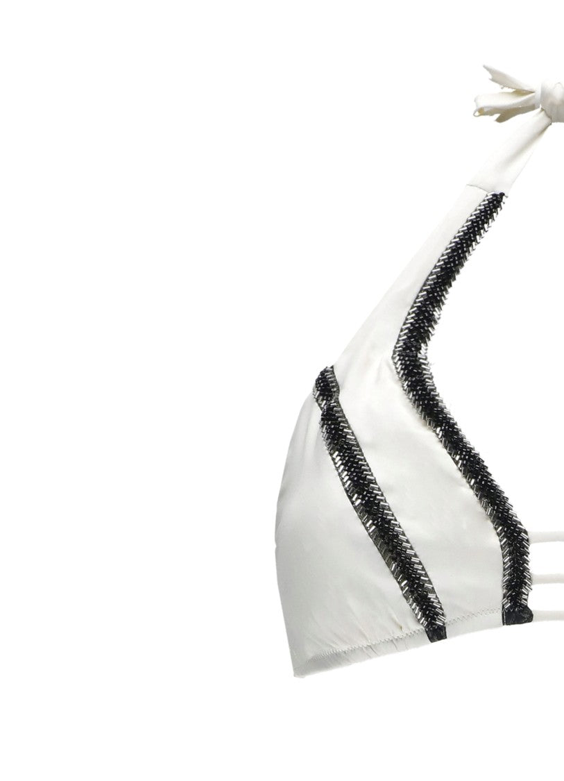 Miss Bikini Bikini With Contrasting Bead Embellishments