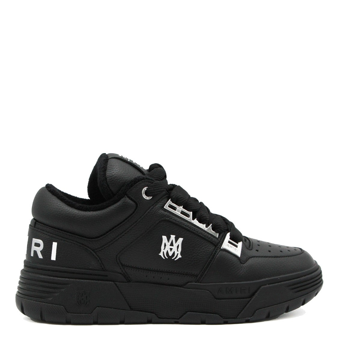 Amiri Black Leather Big Laces Sneakers