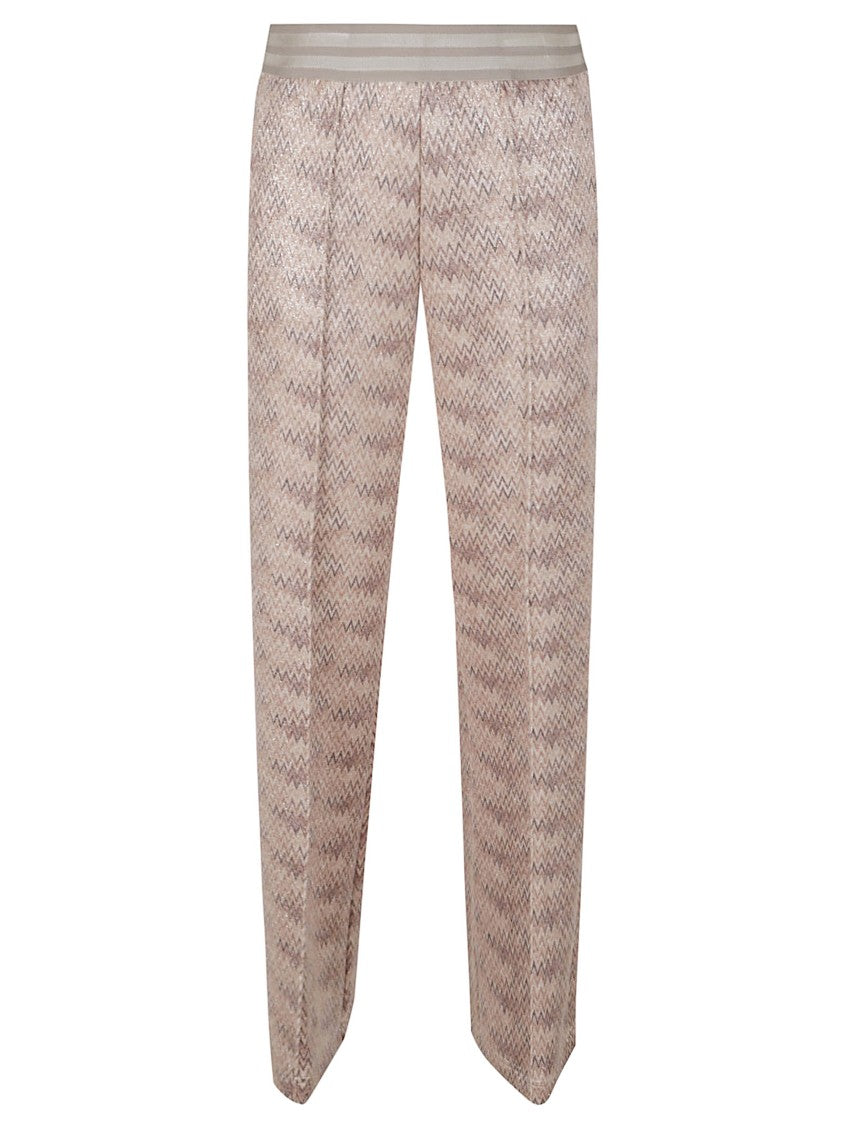 Mason's Beige Trousers With Relaxed Fit