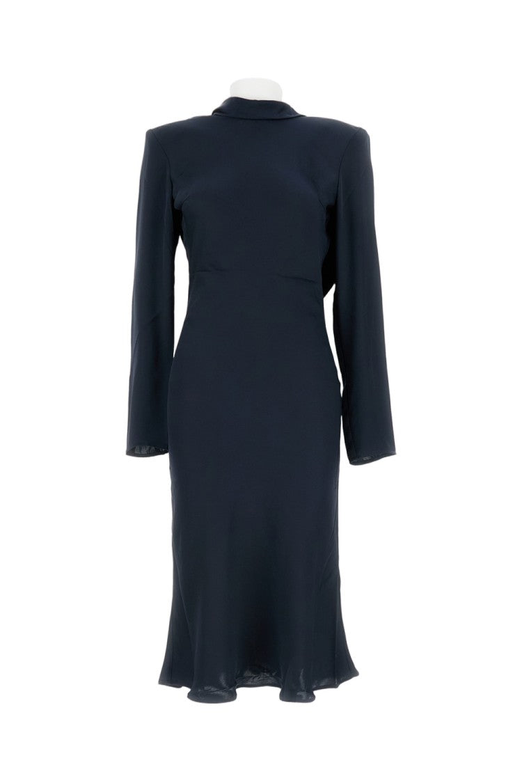 rotate satin dress ROTATE BIRGER CHRISTENSEN Flowy Sleeve Satin Maxi Dress | Brown