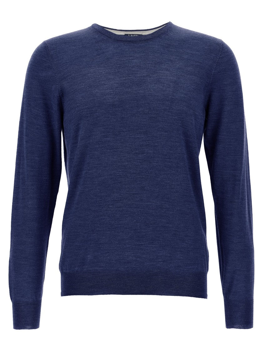 Barba Crew-Neck Sweater In Wool