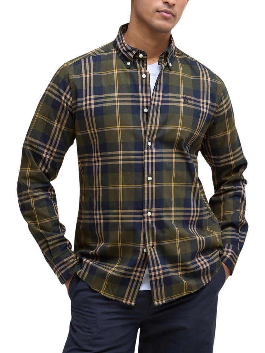 Barbour Edgar Tailored Plaid Long-Sleeve Shirt