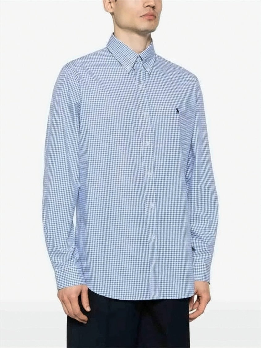 Polo Ralph Lauren Classic Checkered Long-Sleeve Shirt With Tailored Fit