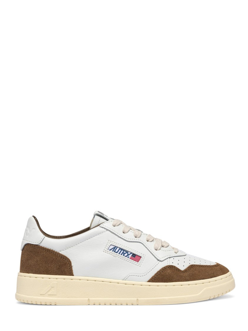 Autry Low-Top Sneakers In Soft Leather And Suede With Retro Appeal