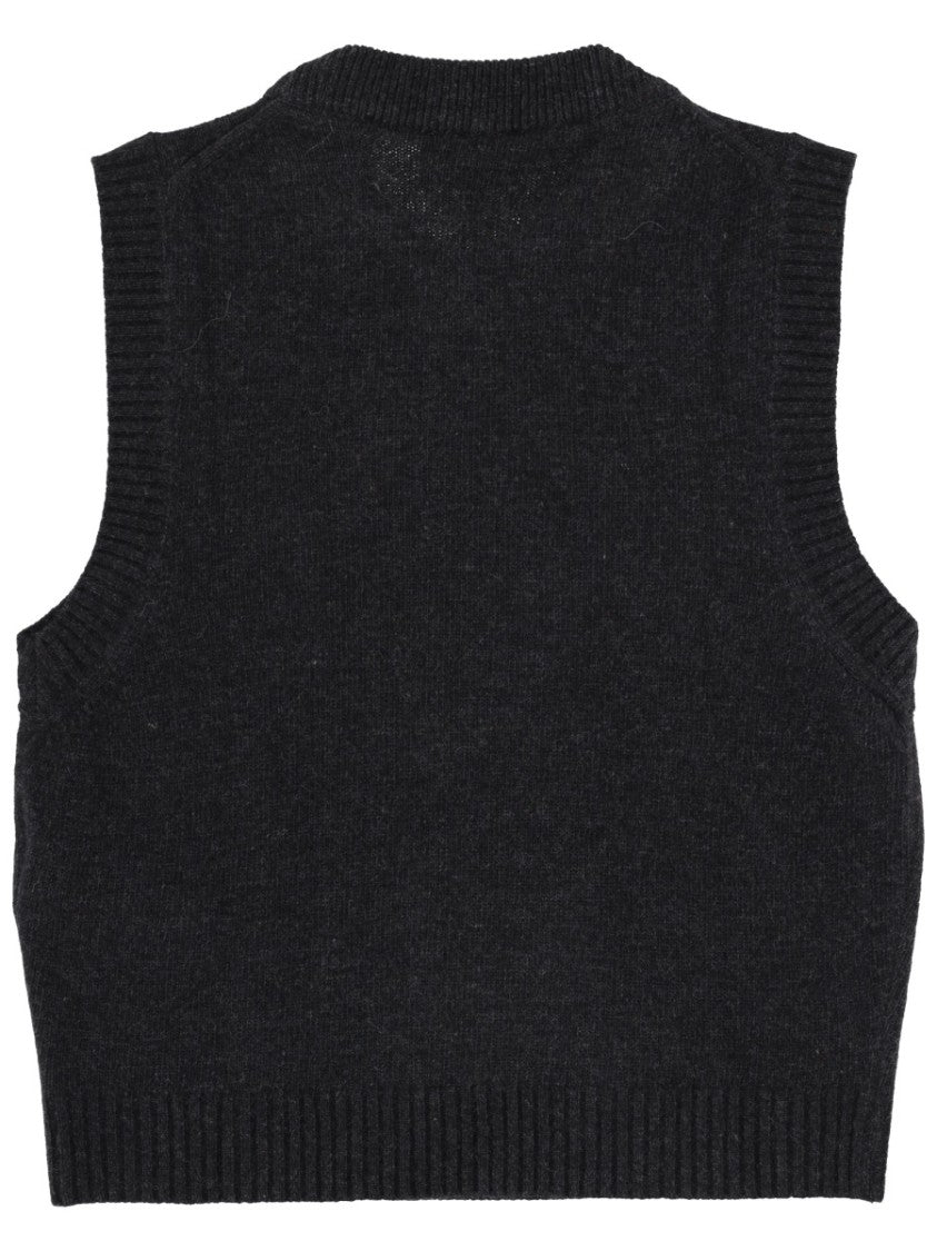 Ganni Sleeveless Whimsical Dog Graphic Tank Top