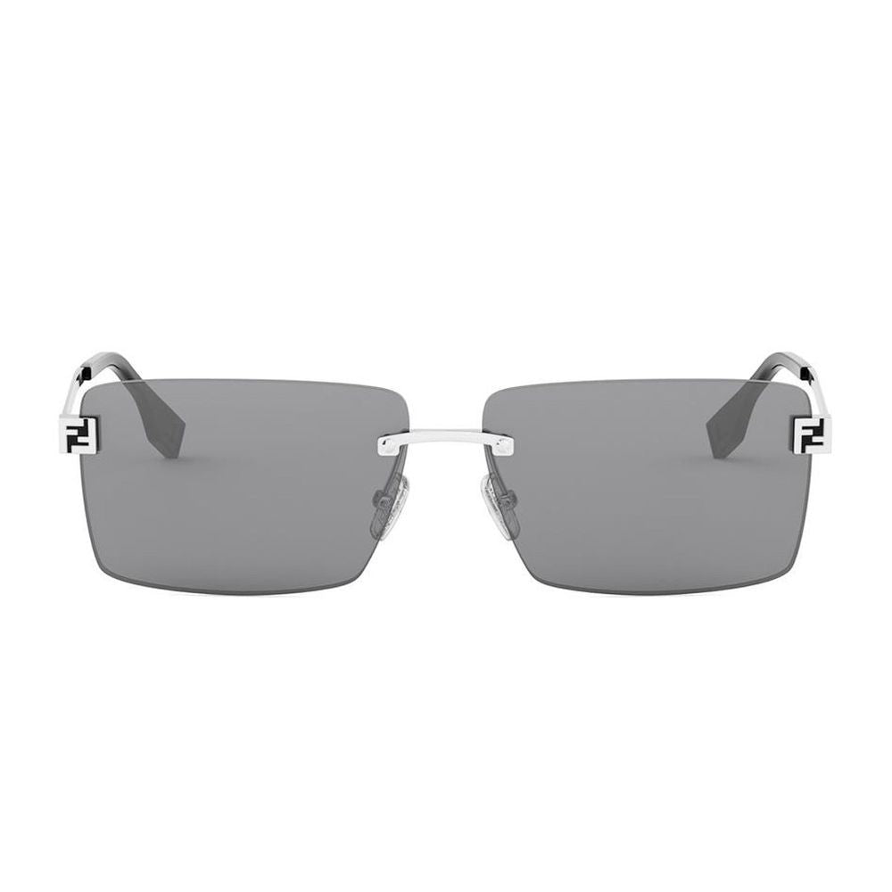 Fendi Sky Vintage-Inspired Rimless Sunglasses