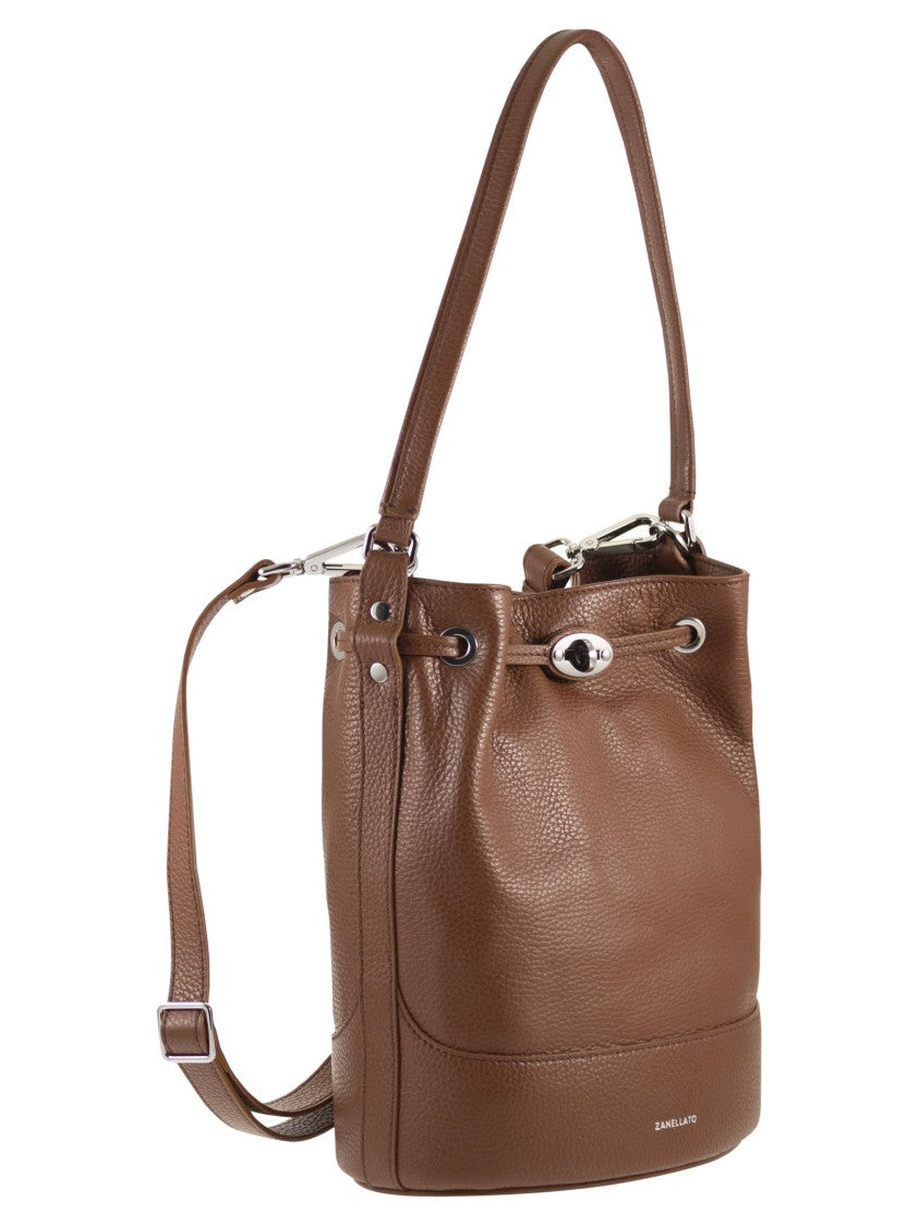 Zanellato Monda' - Leather Bucket Bag S