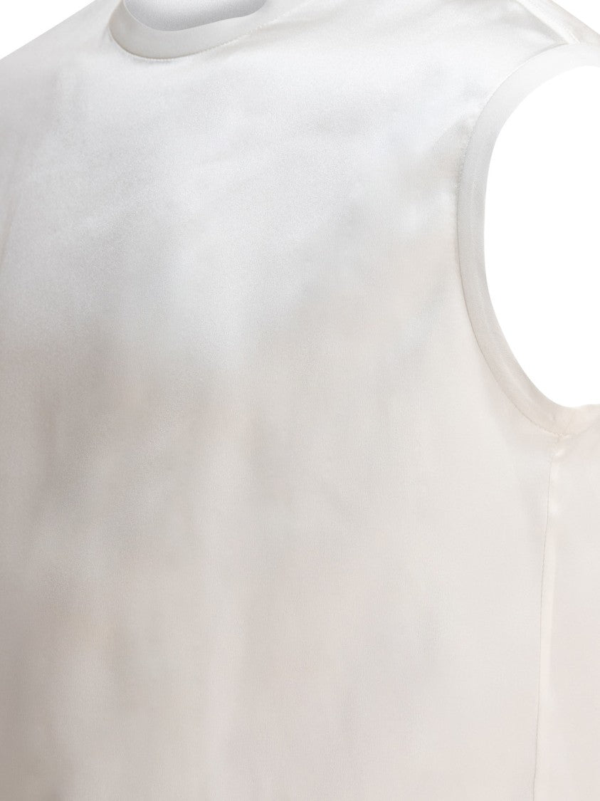 Brunello Cucinelli Short-Sleeved Silk-Elastane T-Shirt