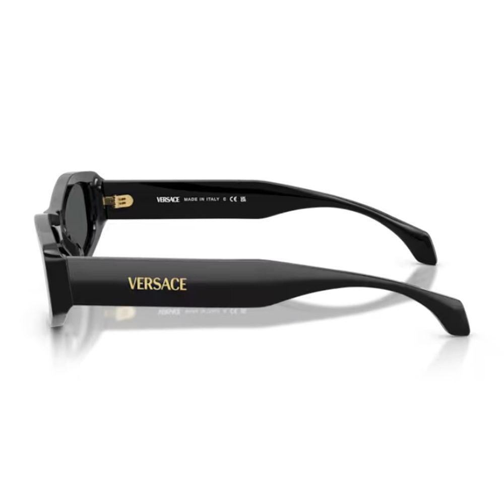 Versace 0Ve4487u Signature Geometric Black Acetate Sunglasses