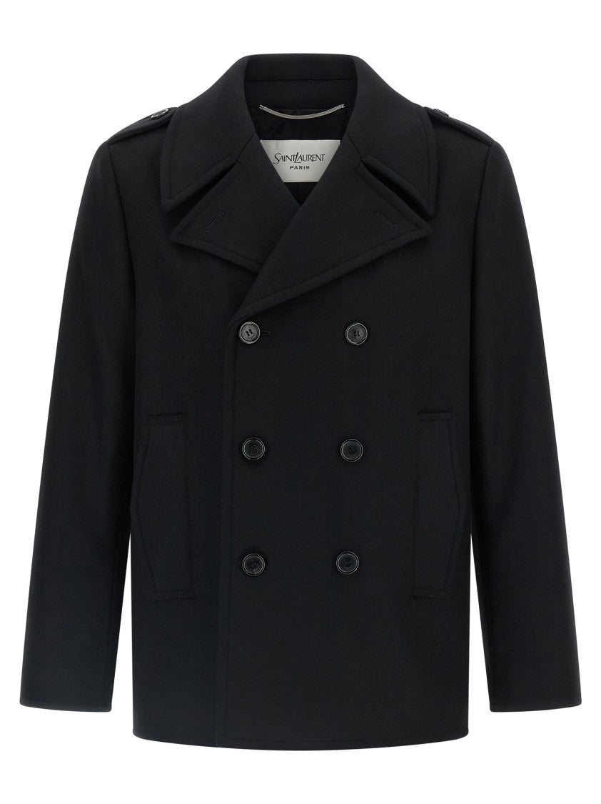 Saint Laurent Wool Coat