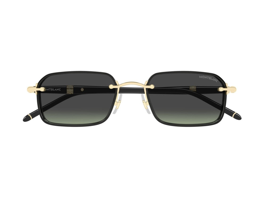 Montblanc Gold Mb0483s Gradient Square Sunglasses