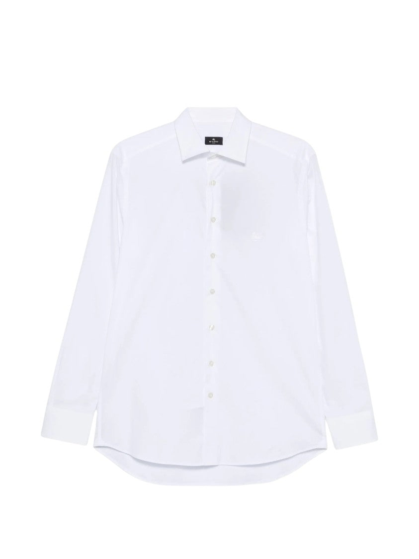 Etro Long-Sleeve Button-Up Shirt With Subtle Logo