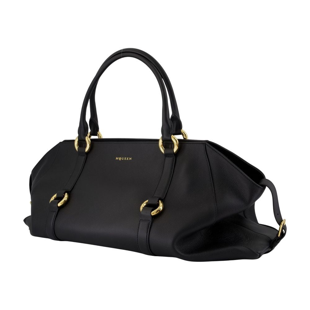 Alexander Mcqueen Maxi Purse In Smooth Calfskin Leather