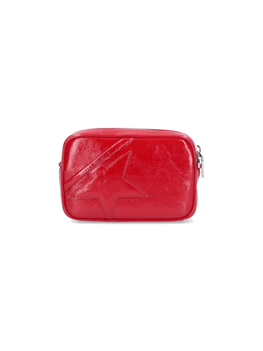 Golden Goose "Star" Mini Bag, In Red Patent Leather