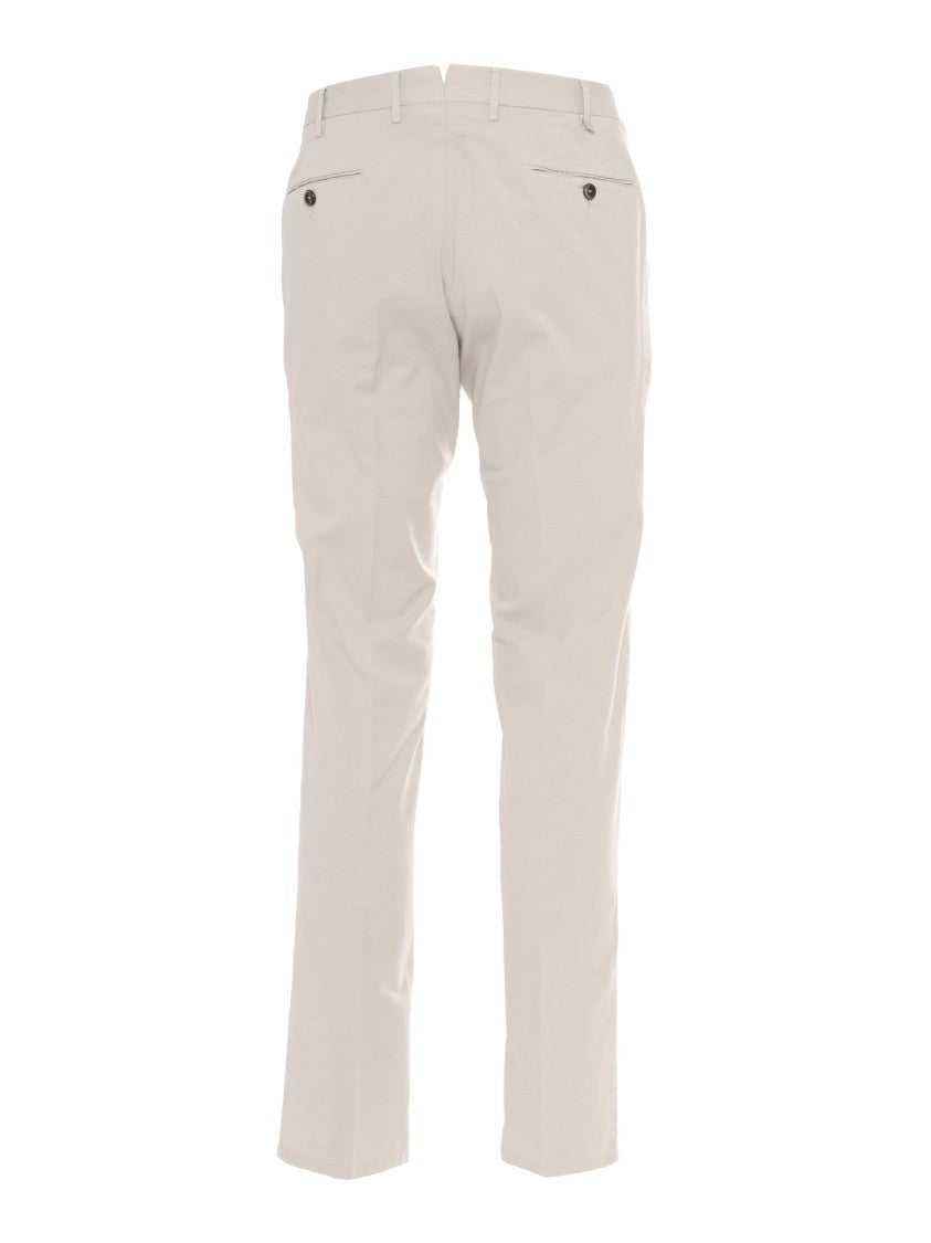 Pt01 Slim-Fit Trousers With Flat Front