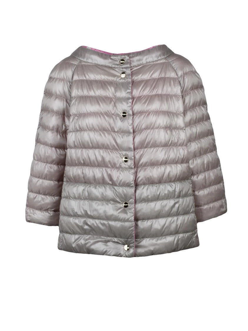 Herno Light Down Cape - Pink