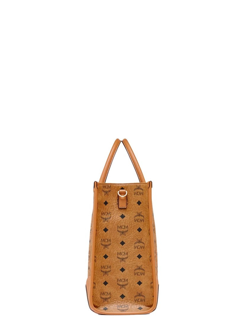 Mcm Large Rectangular Monogram Tote