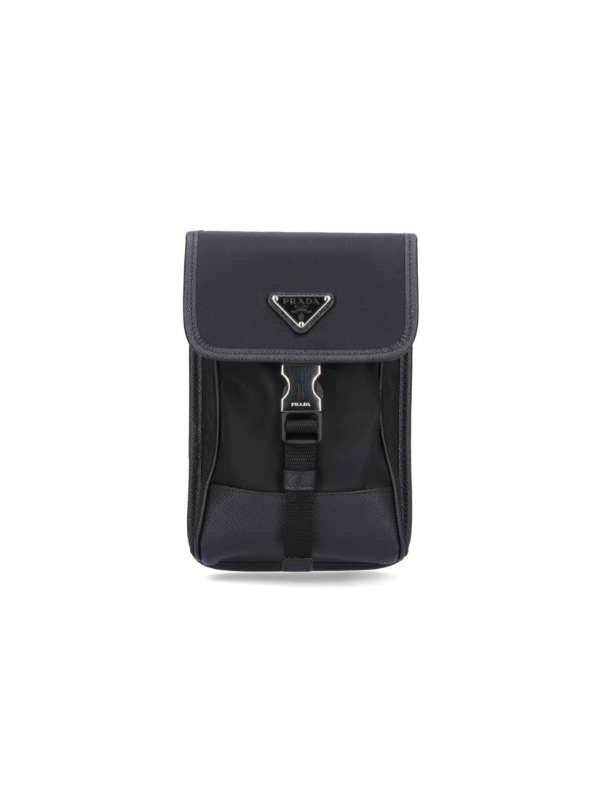 Prada Logo Smartphone Holder – Black