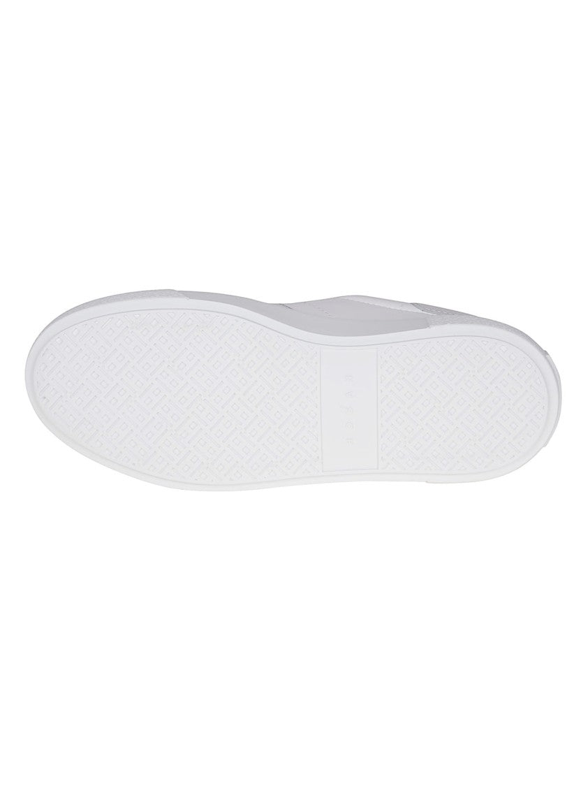 Hogan H705 Low Top White Metallic Sneakers