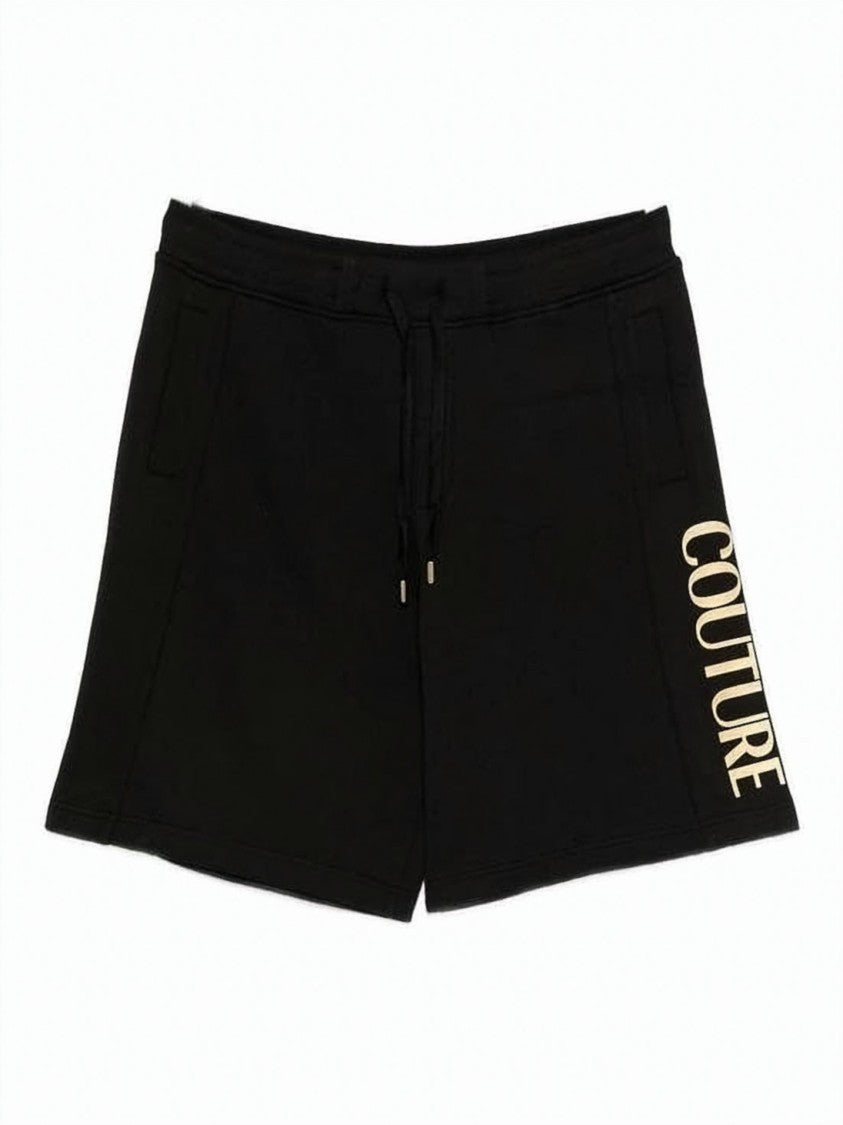 Versace Relaxed Fit Black Shorts