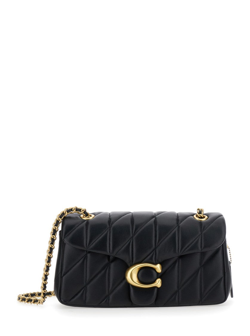 Coach Tabby 26' Black Quilted Crossbody Bag