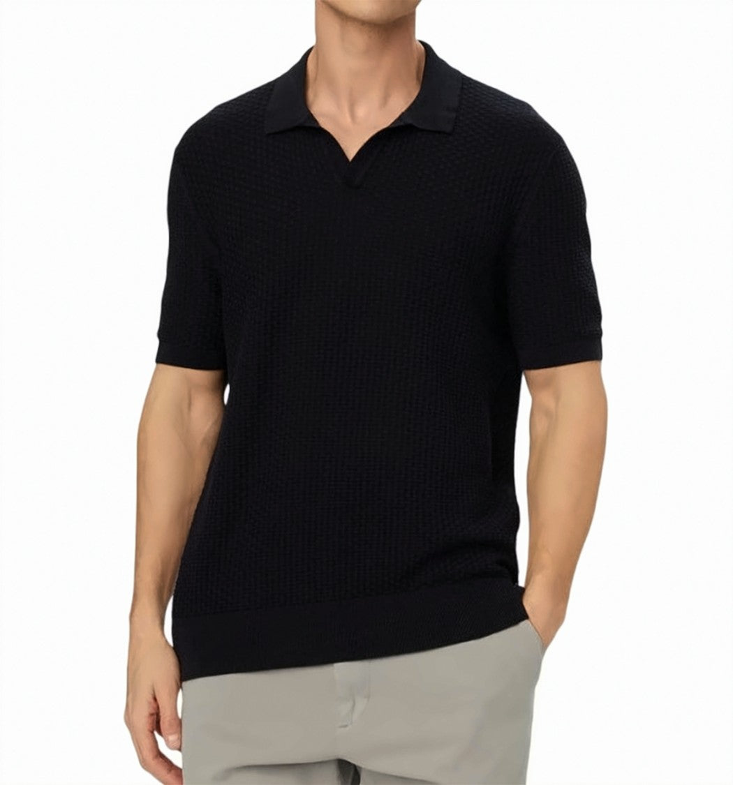 Boss Blue Natalo Micro Fabric Polo Shirt