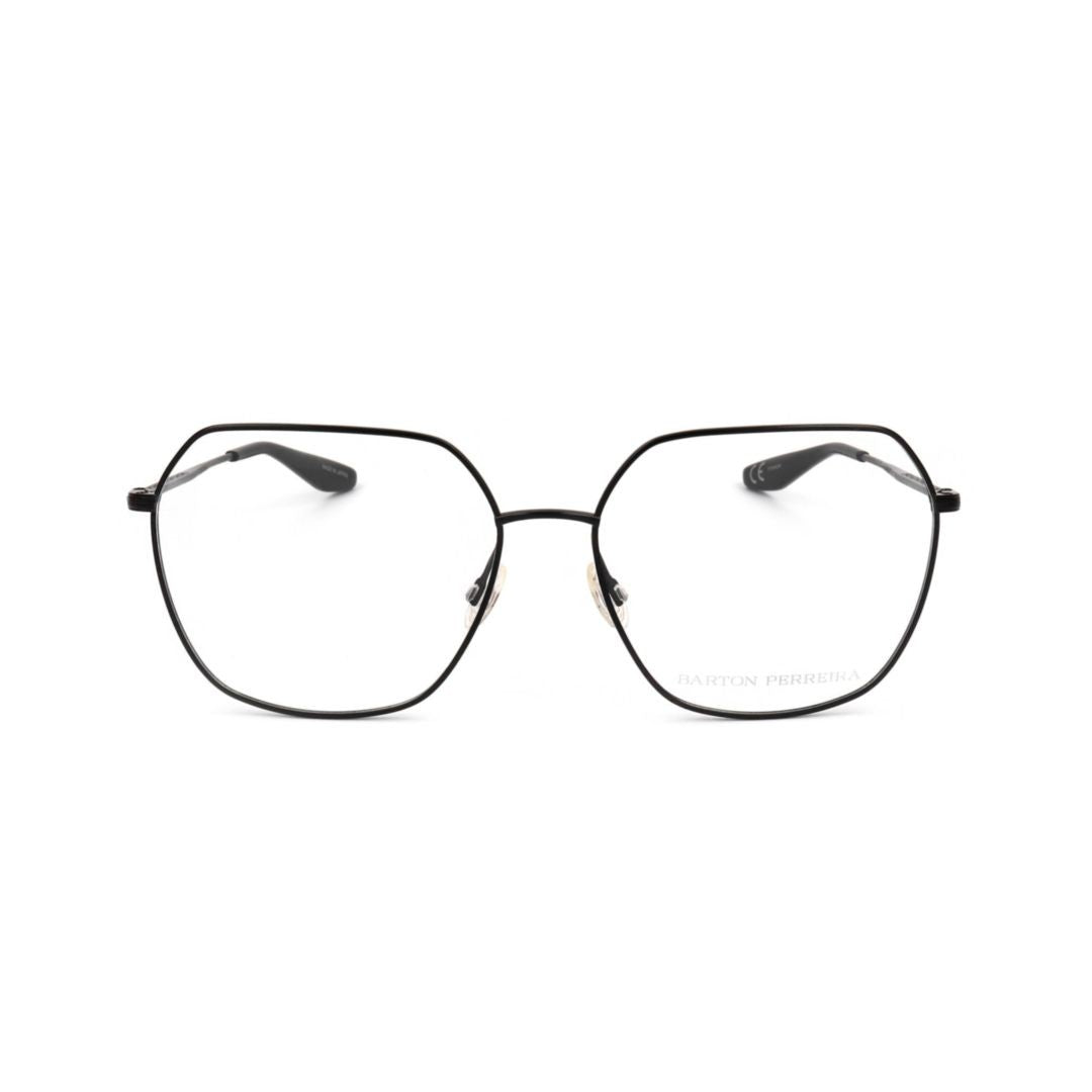 Barton Perreira Bp5092 570Dp Geometric Thin Metal Frame Eyeglasses With Textured Temples