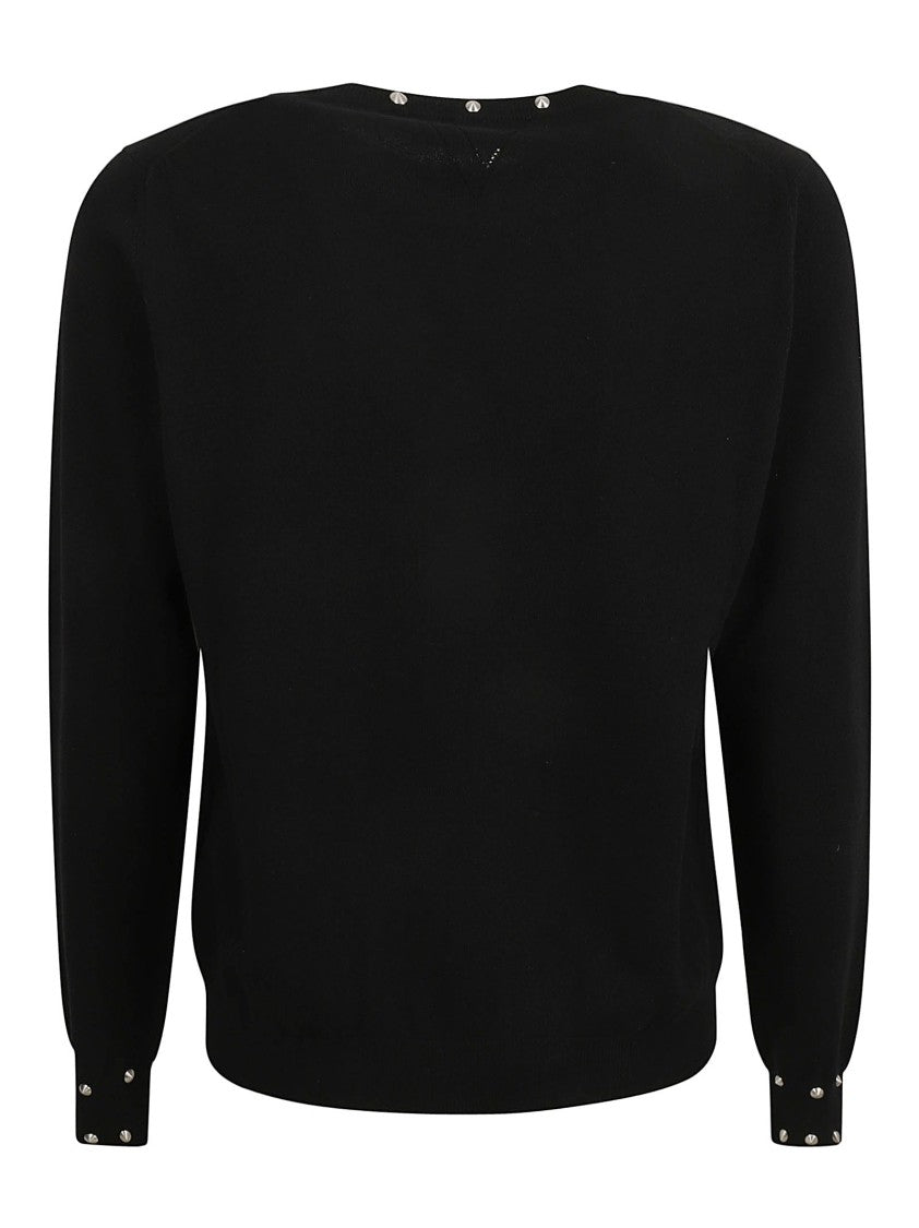 Versace Classic Black Sweater With Refined Silhouette