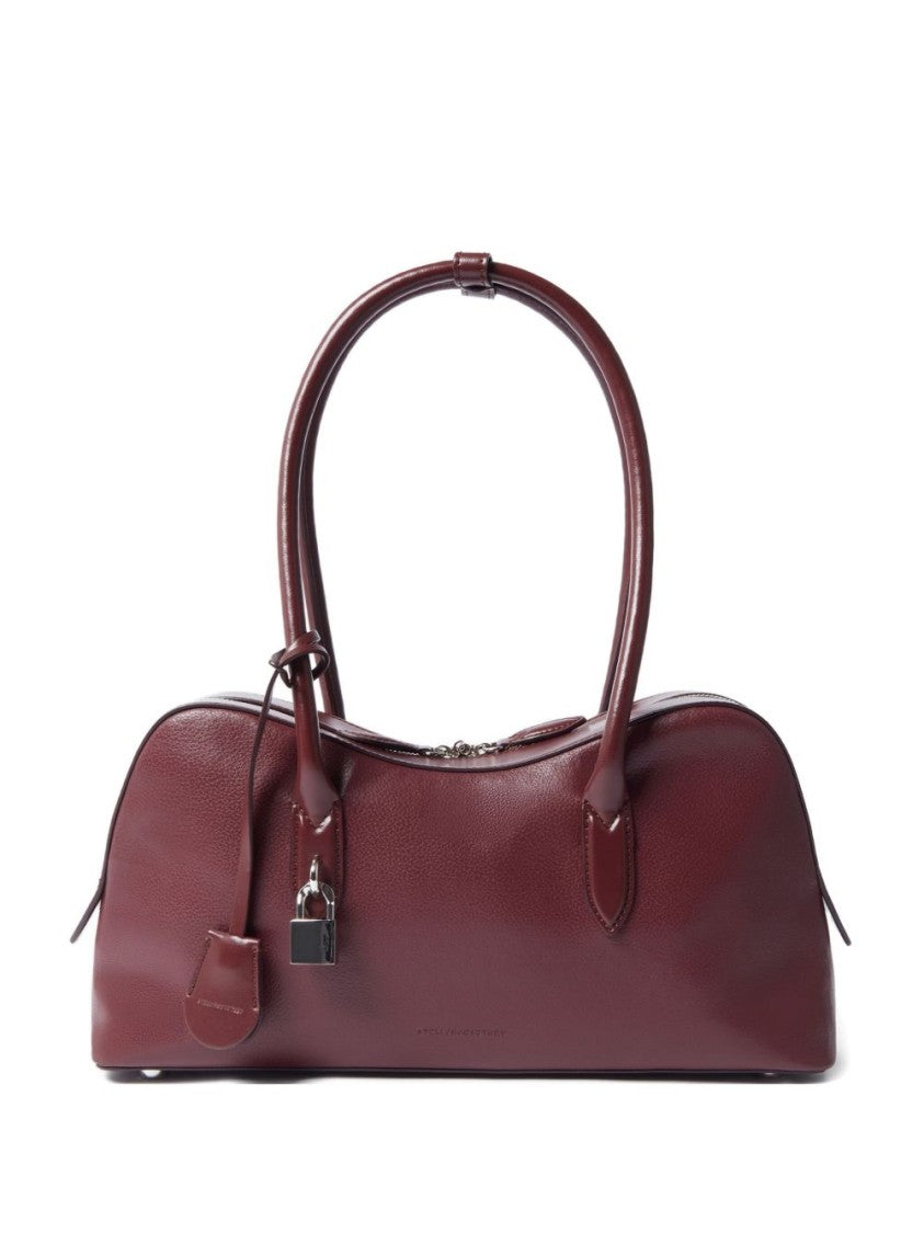 Stella Mccartney Structured Bordeaux Shoulder Bag