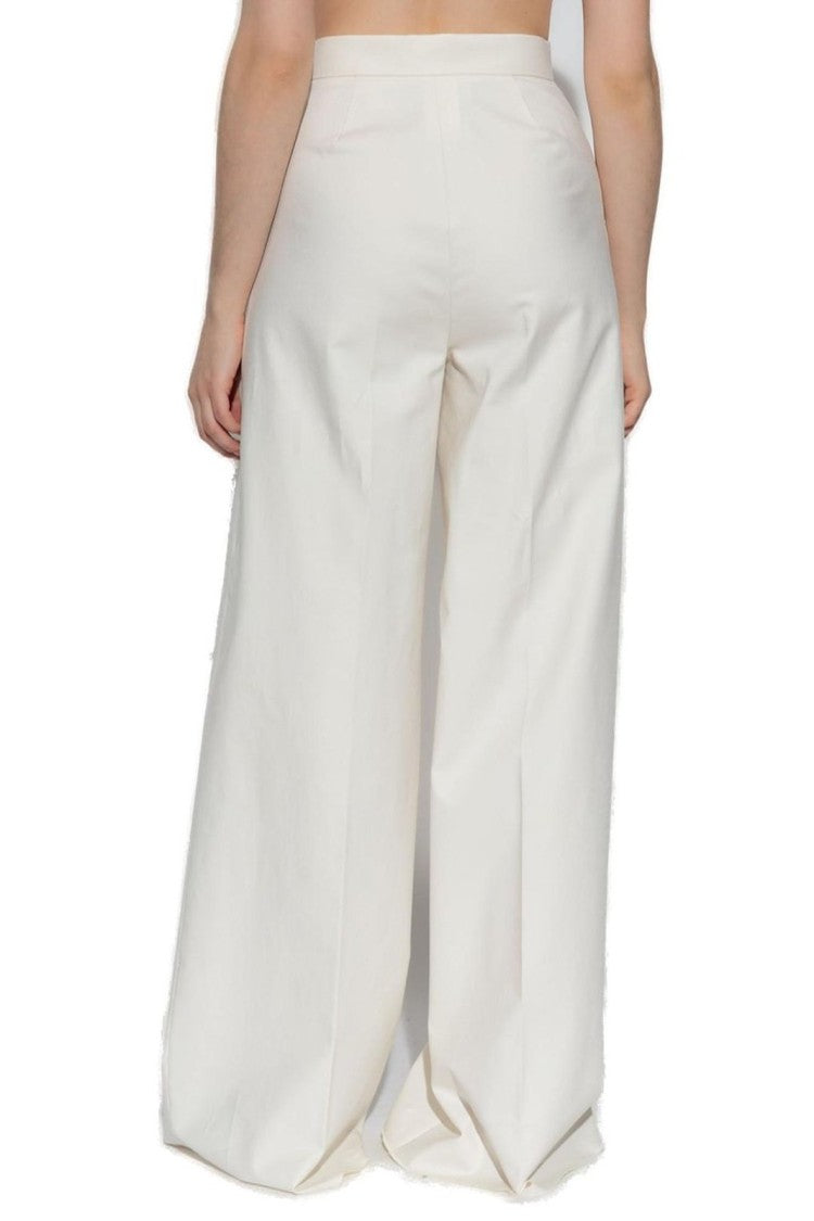 Max Mara Tailored Wide-Leg Trousers With High Waist