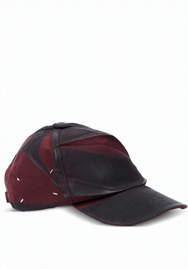 Maison Margiela Structured Black Cotton Ball Cap