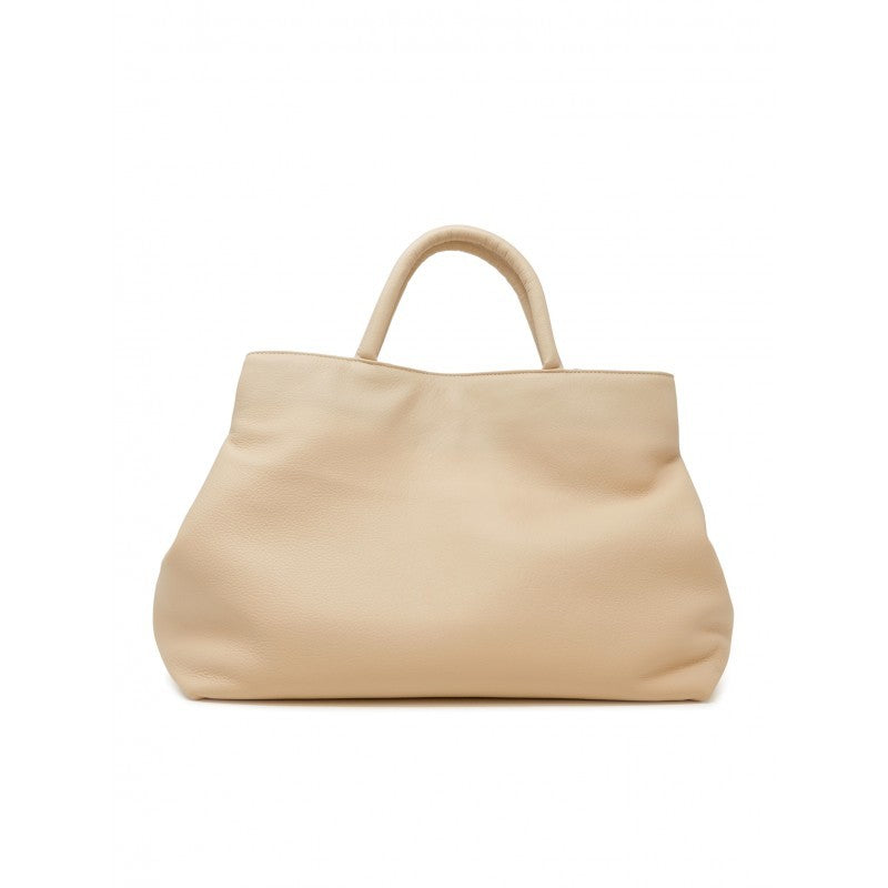 Roberto Del Carlo Virna Nude Leather Bag