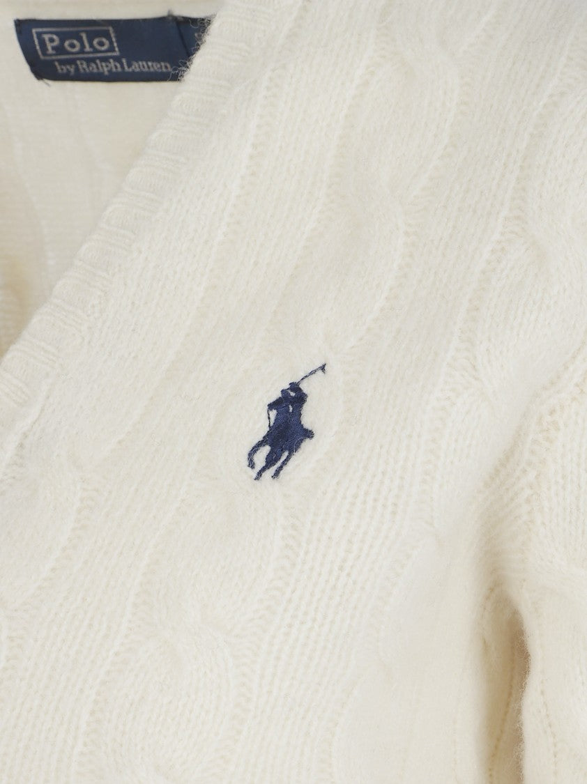Polo Ralph Lauren Cable-Knit V-Neck Sweater