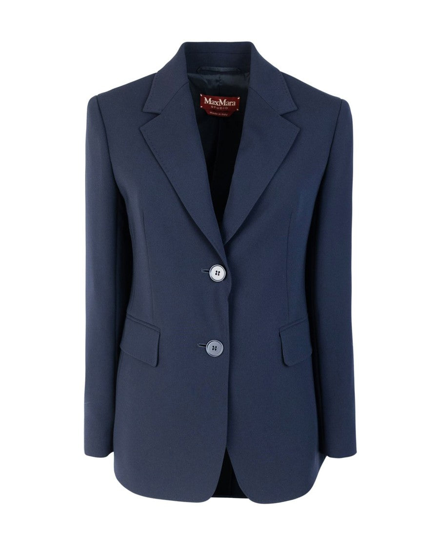 Max Mara Single-Breasted Tailored Blazer With Classic Lapel