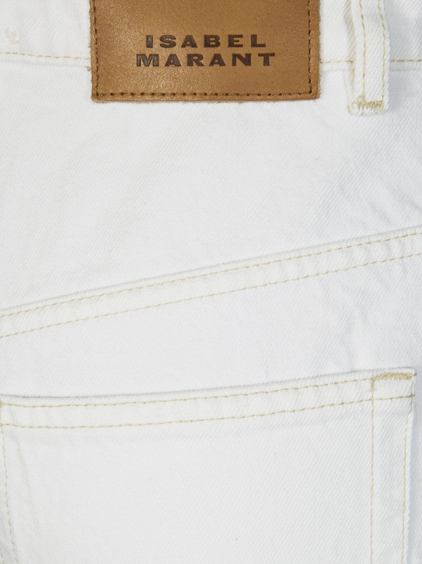 Isabel Marant Mid Rise Dromie Five Pocket Jeans