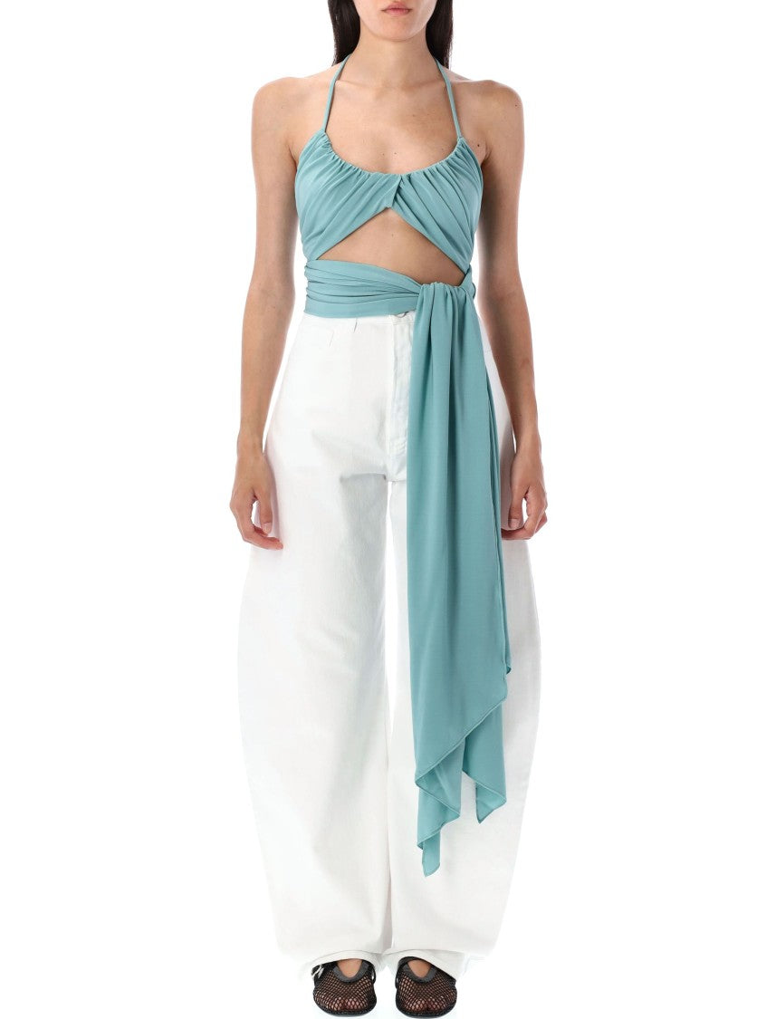 Alaïa Cross Pleat Top